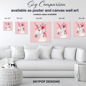 Unicorn Floral Art