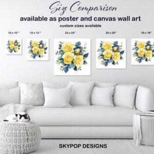 Yellow Rose Garden Art