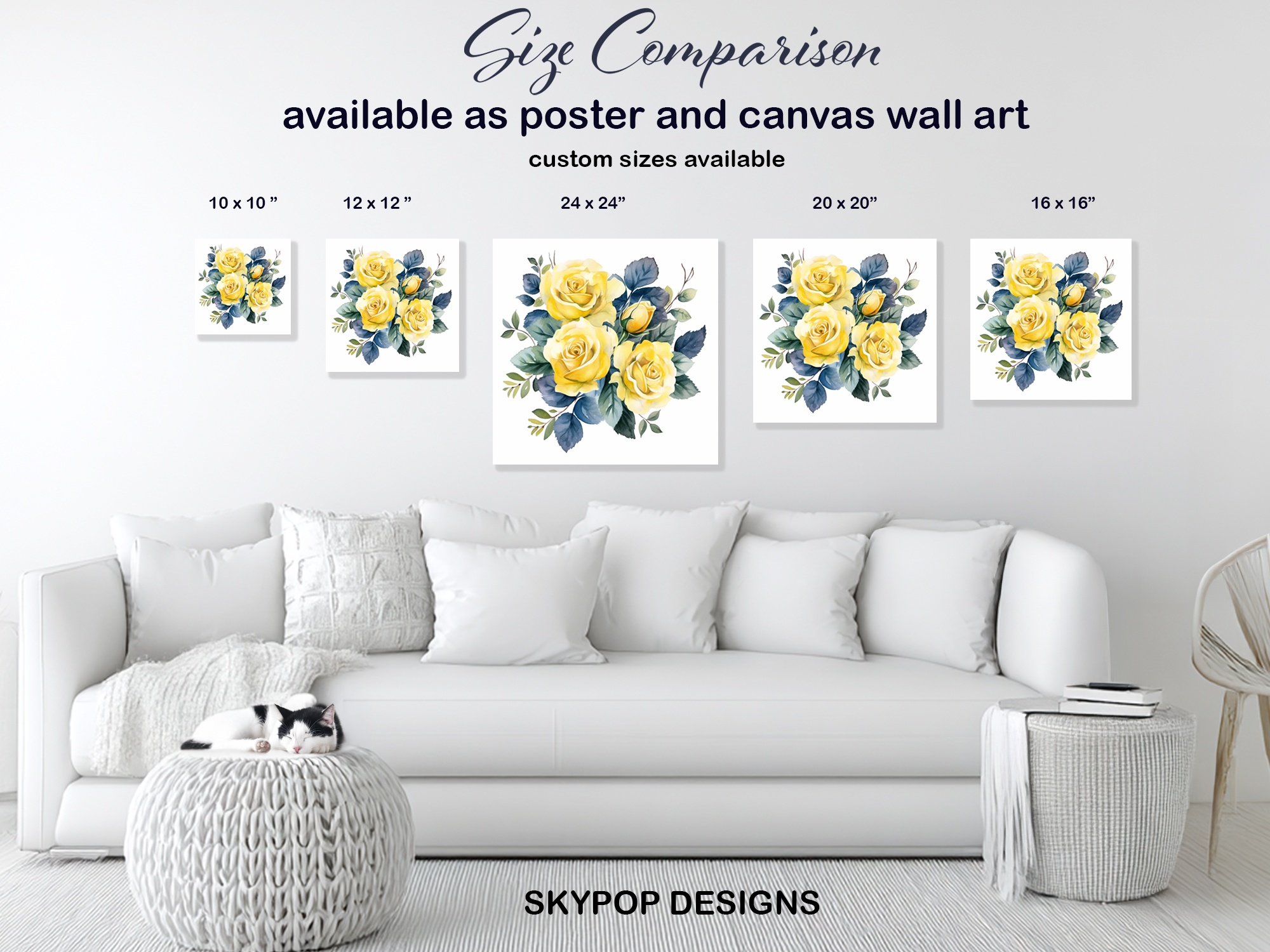 7.jpg Yellow Rose Garden Art