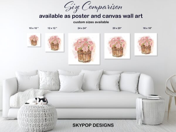 Rose Bucket Art