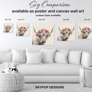 Highland Cow Art