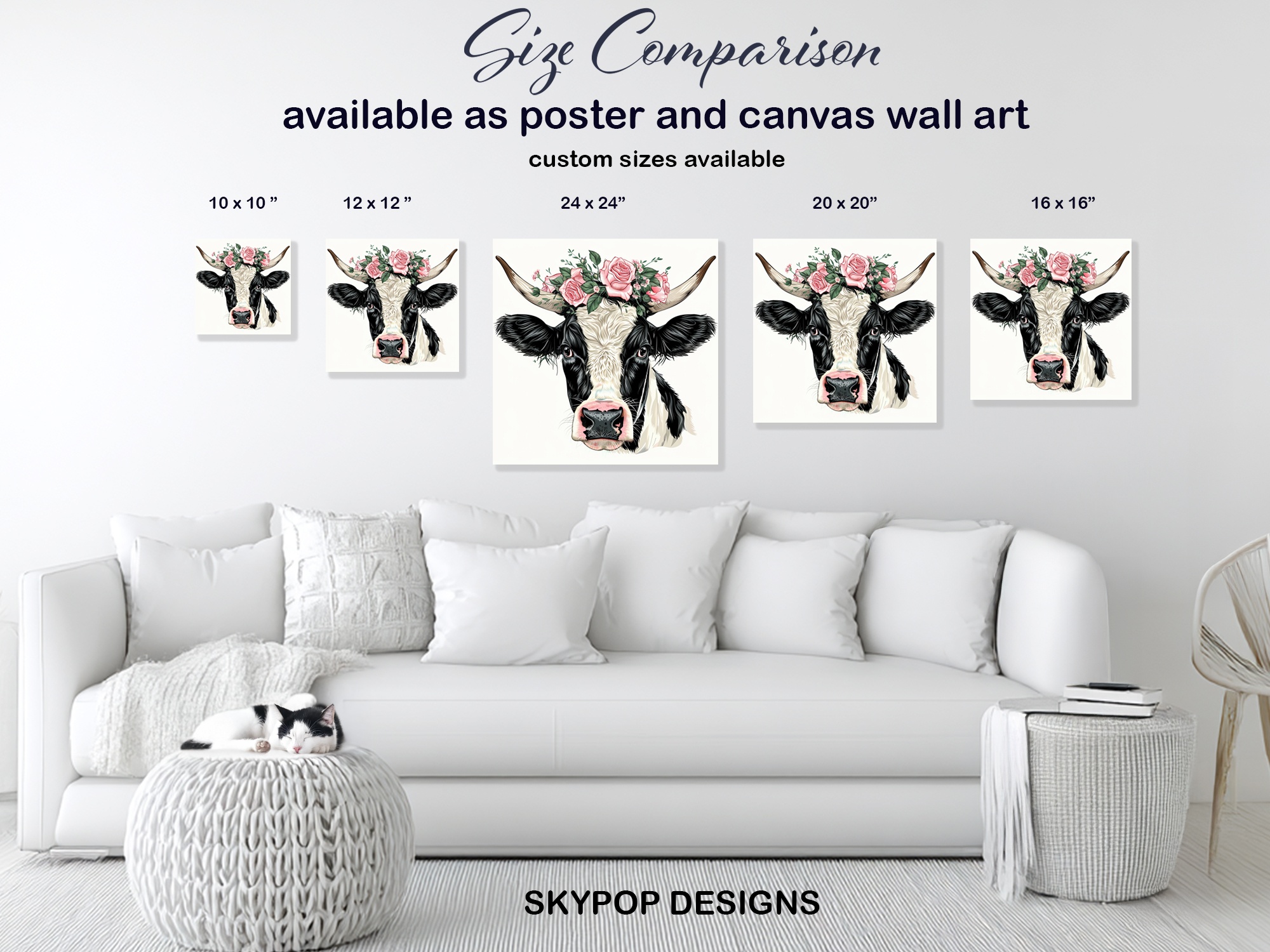 7.jpg Highland Cow Rose Art