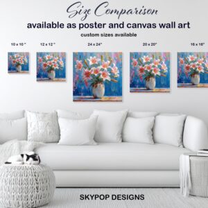 Lily Vase Art