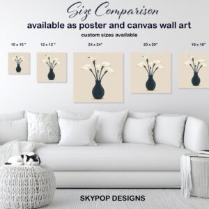 Calla Lily Vase Art