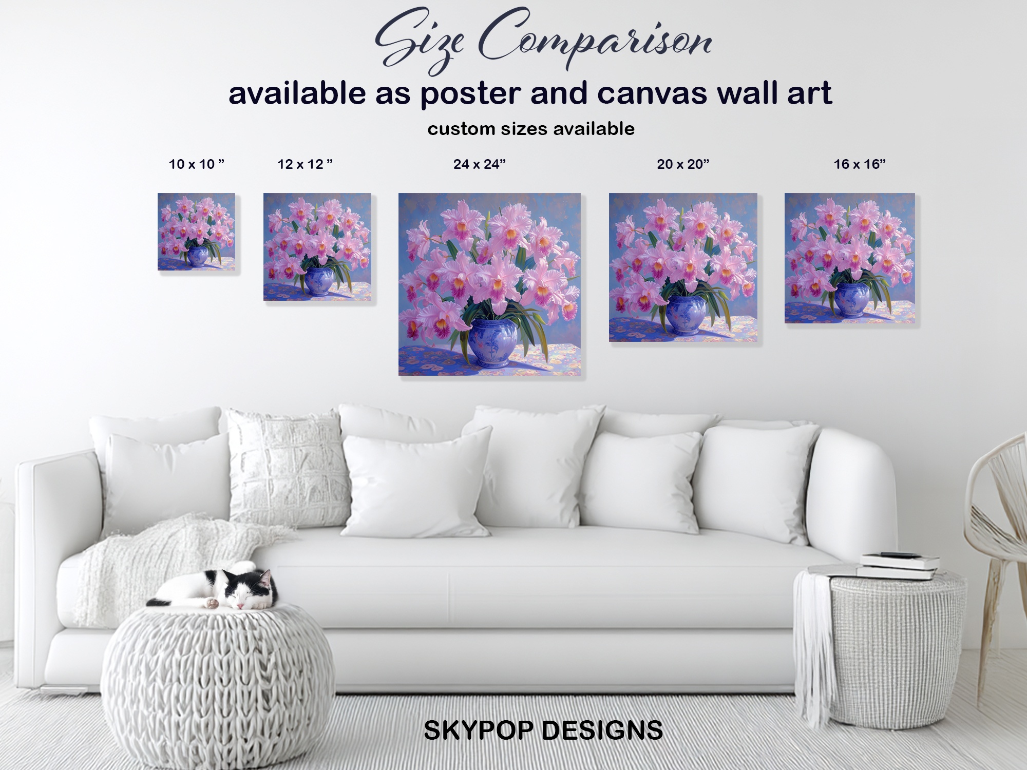 7.jpg Pink Orchid Still Life Art