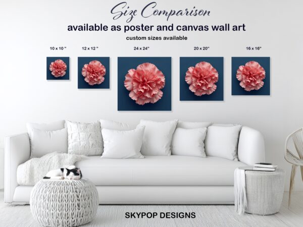 Pink Carnation Art