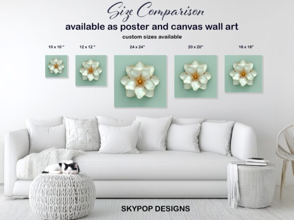 Magnolia Flower Art