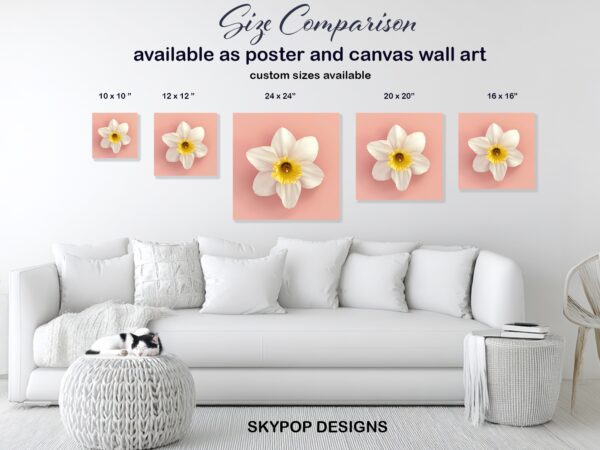 Daffodil Bloom Art