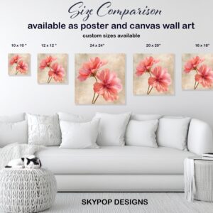 Geranium Blooms Art