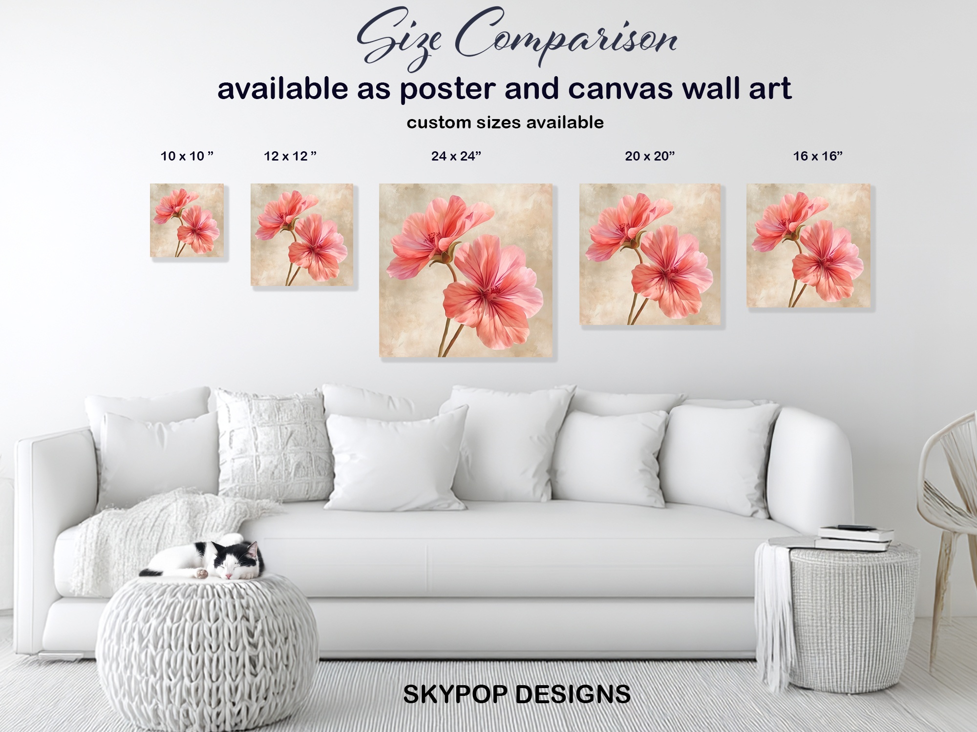 7.jpg Geranium Blooms Art