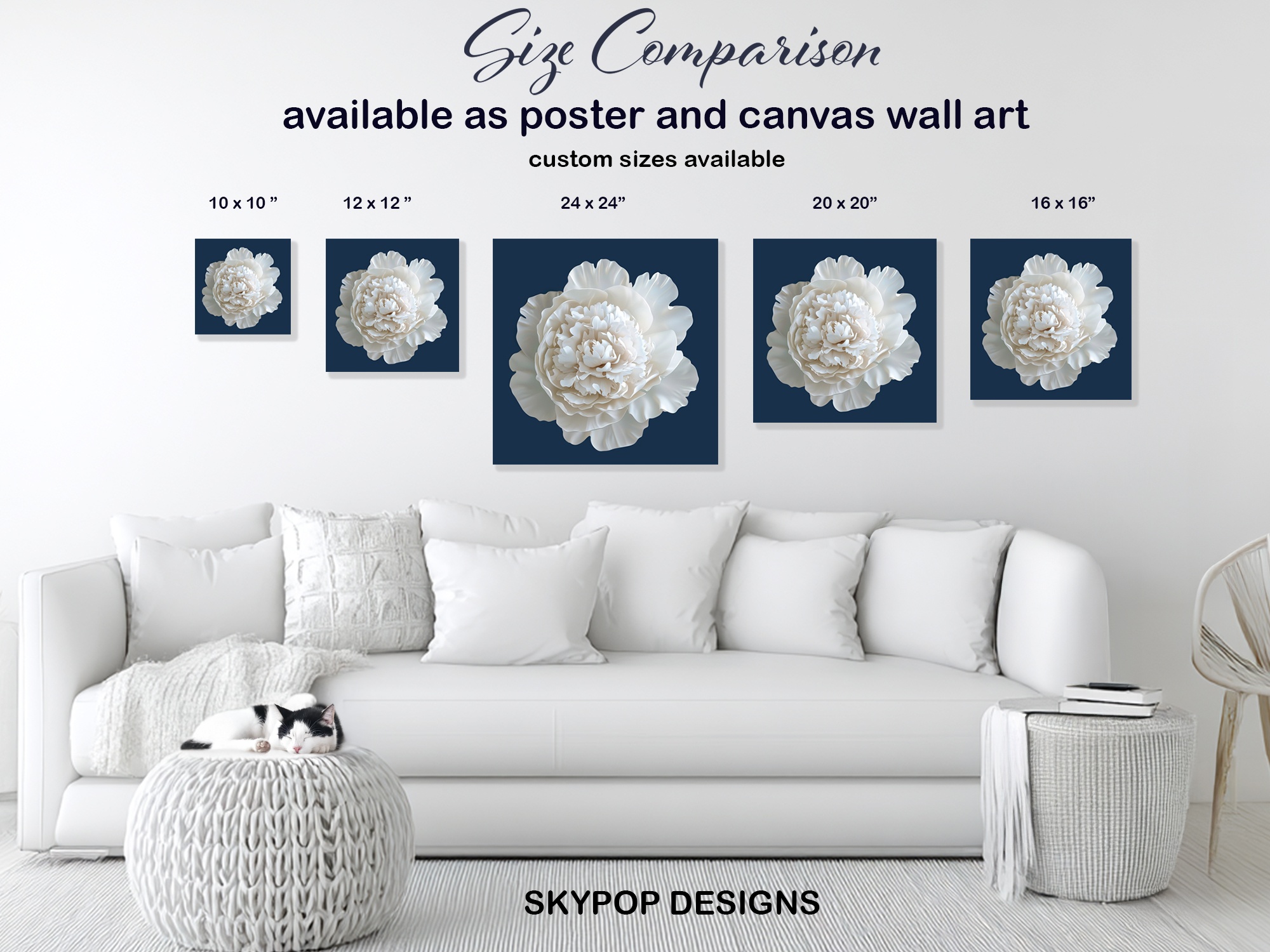 7.jpg White Peony Bloom Art