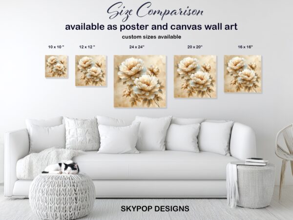 Peony Blooms Art