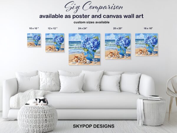 Hydrangea Starfish Art