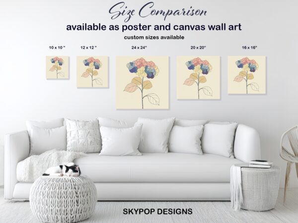 Hydrangea Bloom Art