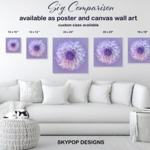 Dahlia Bloom Art