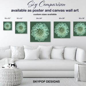 Dahlia Flower Art