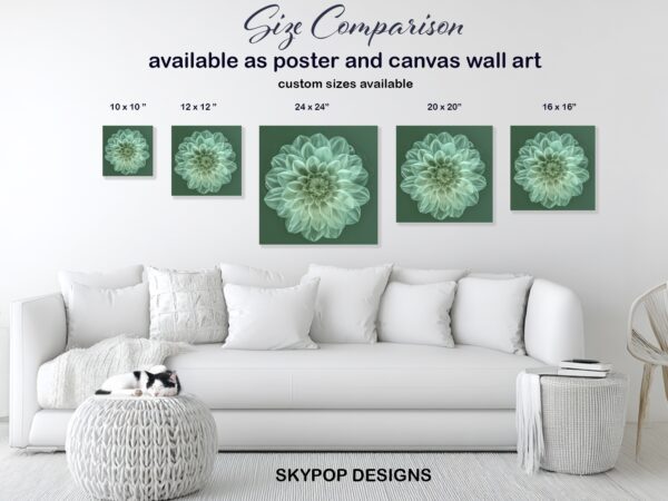 Dahlia Flower Art