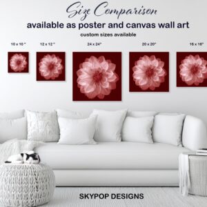 Dahlia Flower Art