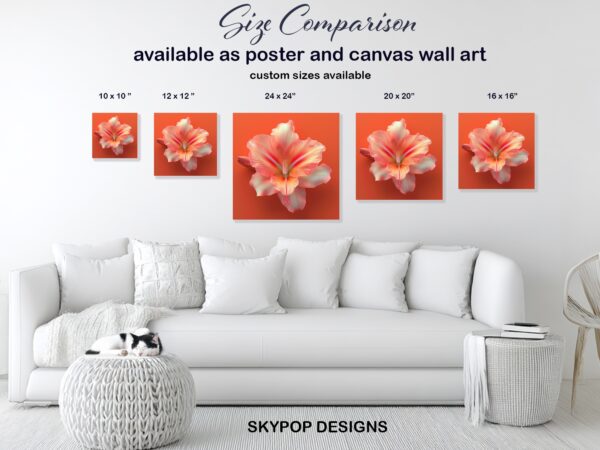 Amaryllis Bloom Art