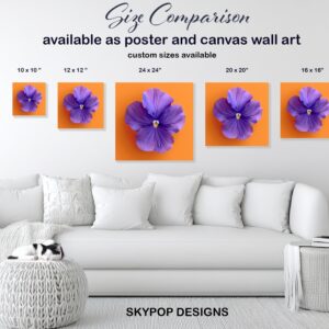 Pansy Blossom Art