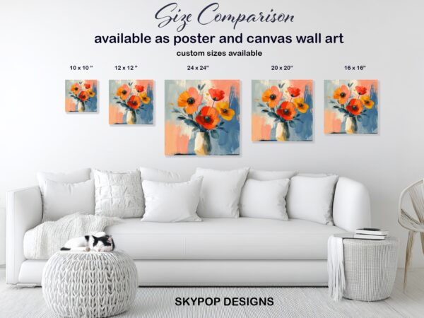 Poppy Bouquet Floral Art