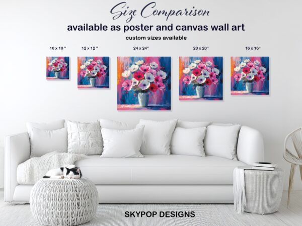Anemone Bouquet Art