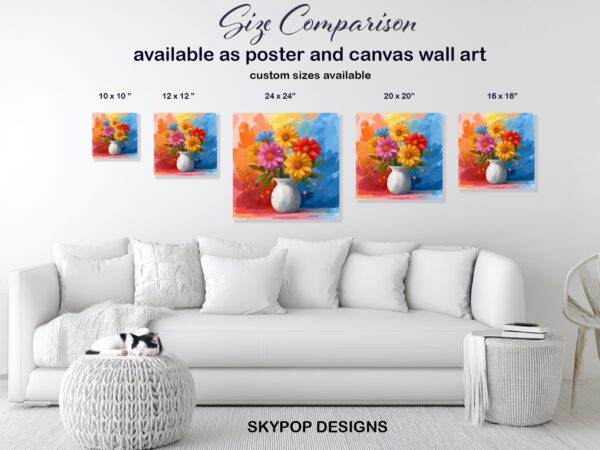 Daisy Bouquet Art