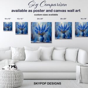 Delphinium Still Life Art
