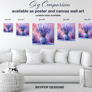 Lavender Dreams Jar Art