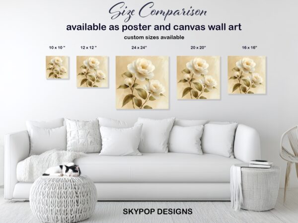 Camellia Flower Art