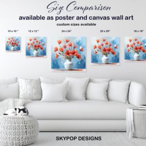 Poppy Vase Art