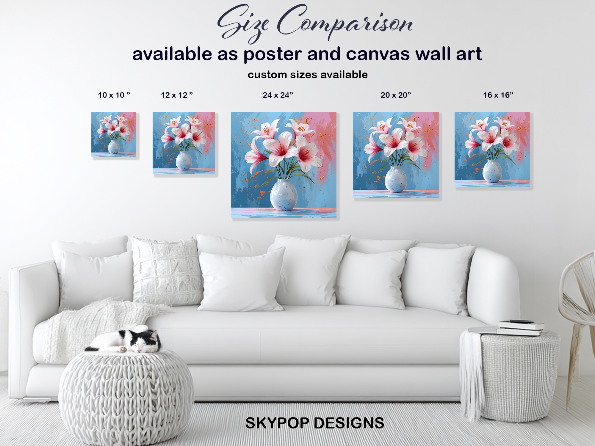 7.jpg Lily Flower Vase Art