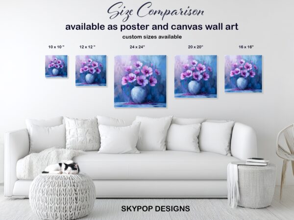 Cosmos Blooms Art