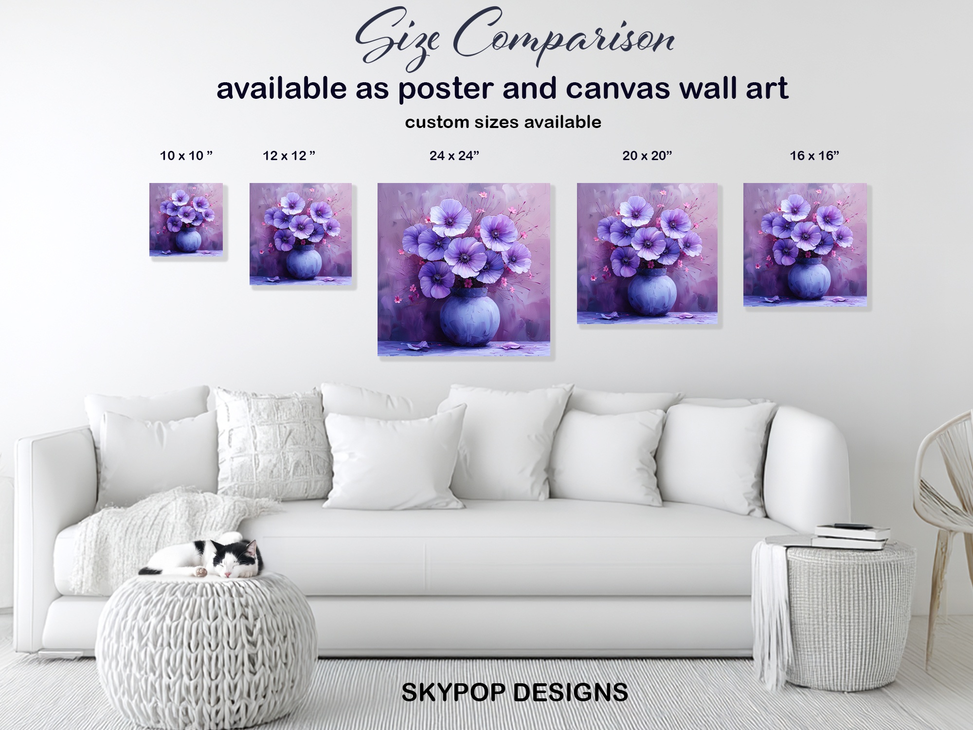 7.jpg Purple Poppy Garden Art