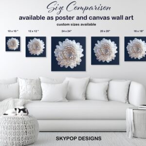 White Chrysanthemum Art