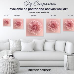 Pink Chrysanthemum Blossom Art
