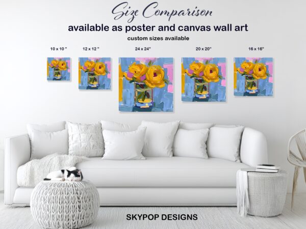 Ranunculus Bouquet Art