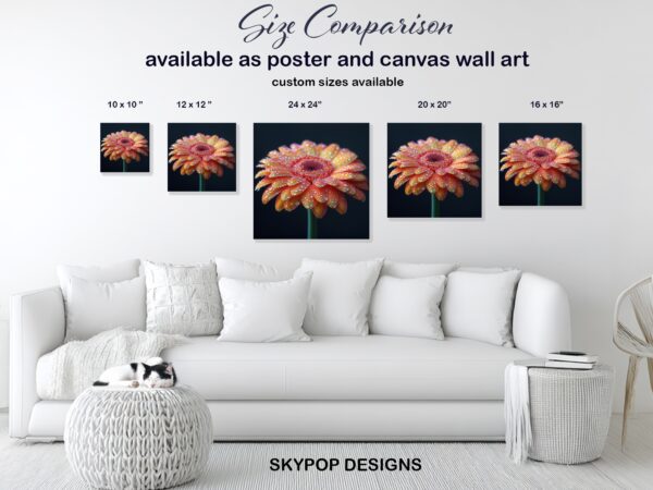Gerbera Daisy Art