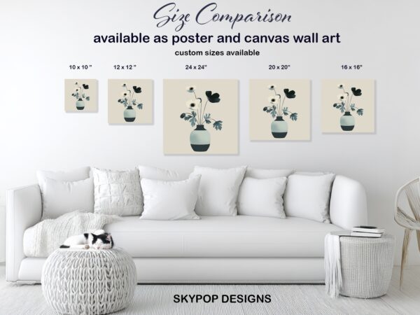 Anemone Vase Art