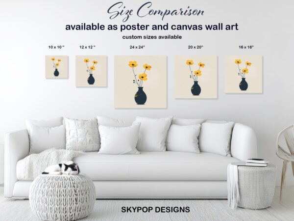 Yellow Poppy Art