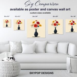 Colorful Bouquet Vase Art
