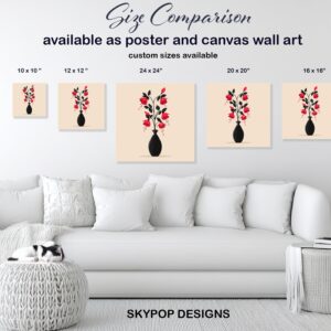 Fuchsia Bloom Vase Art