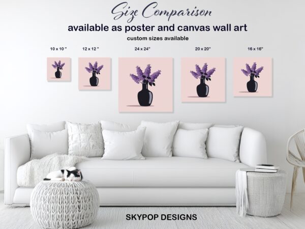 Lilac Bouquet Art