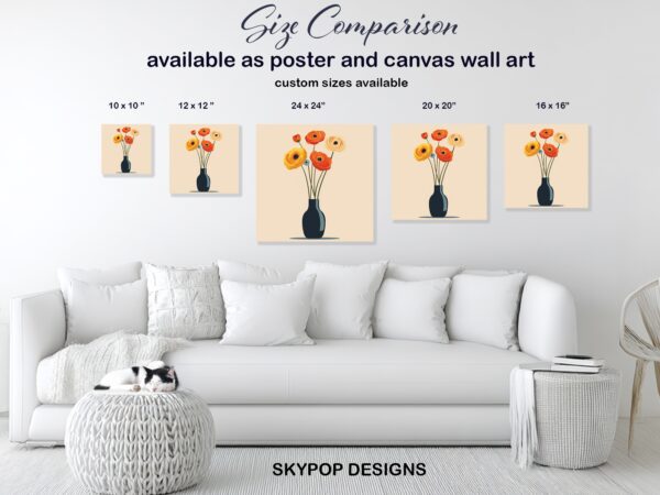 Ranunculus Vase Art