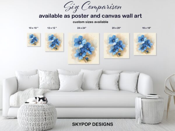 Delphinium Art