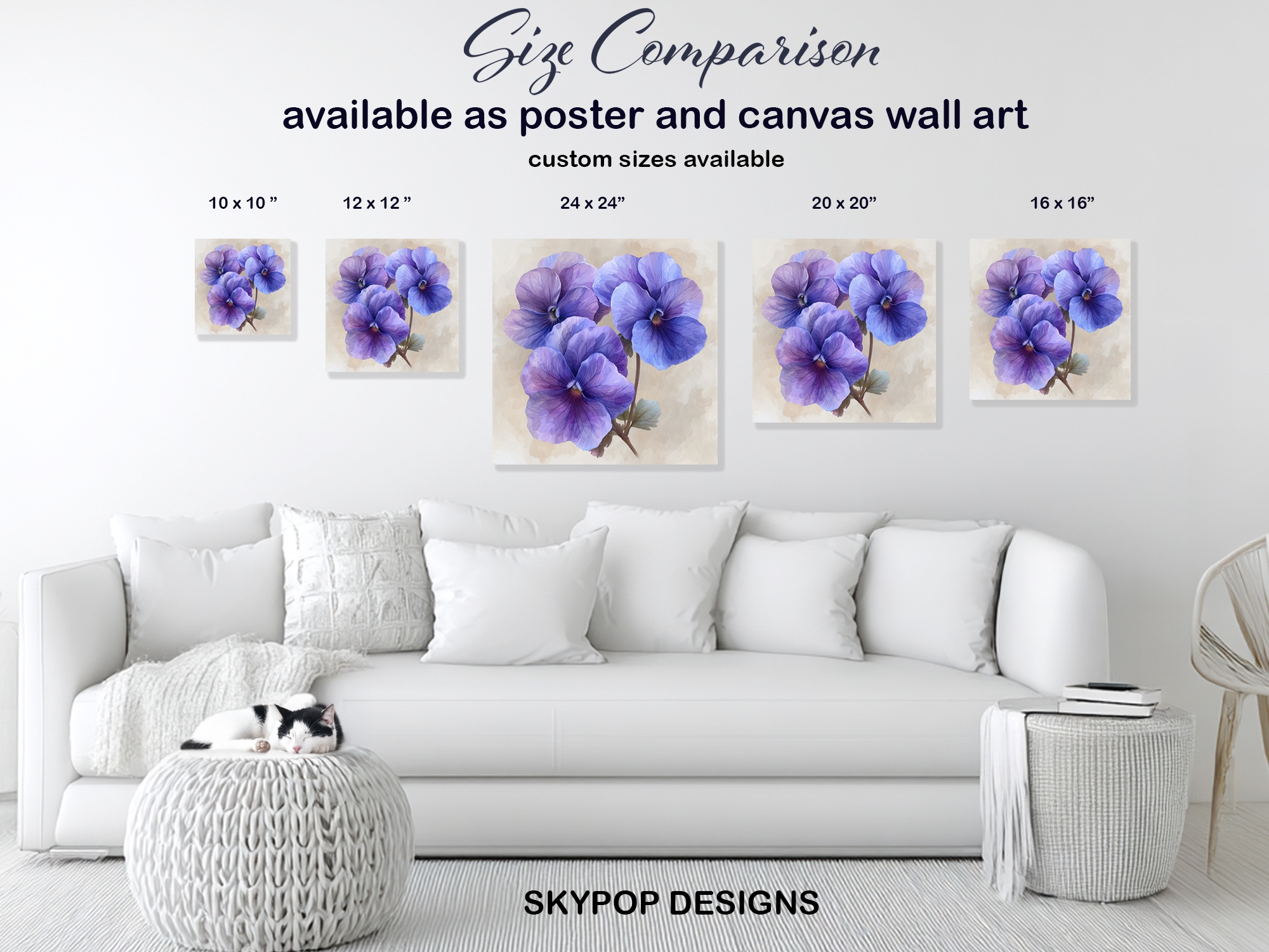 7.jpg Pansy Blooms Art