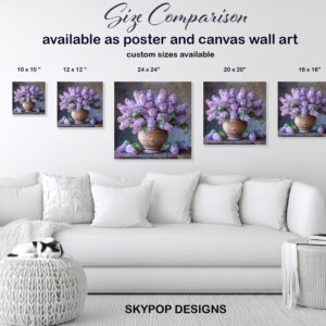 Lilac Bouquet Art