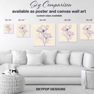 Cosmos Flower Art