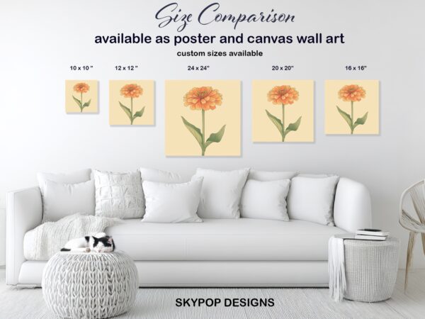 Zinnia Art