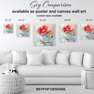 Red Anemone Art